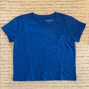 Crewcuts girls blue t-shirt - size S (6-7)